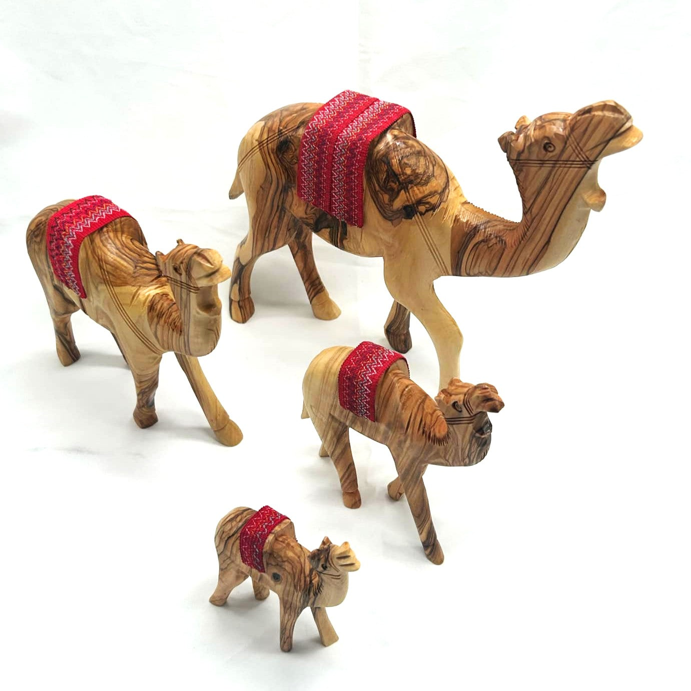 Olive Wood Camel sculpture