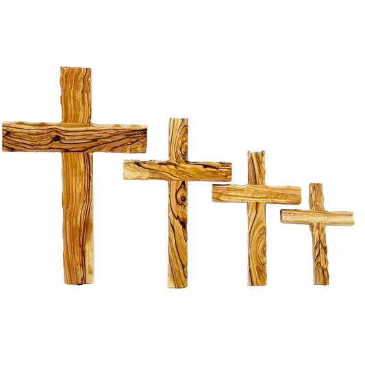 Olive Wood Cross - Plain L