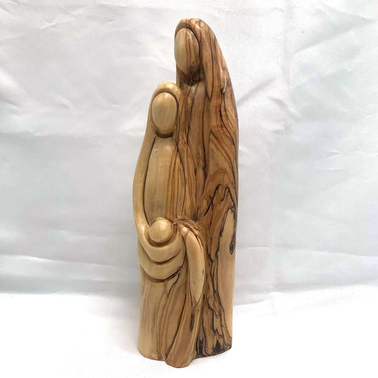 Olive Wood Holy Family - Plain 1